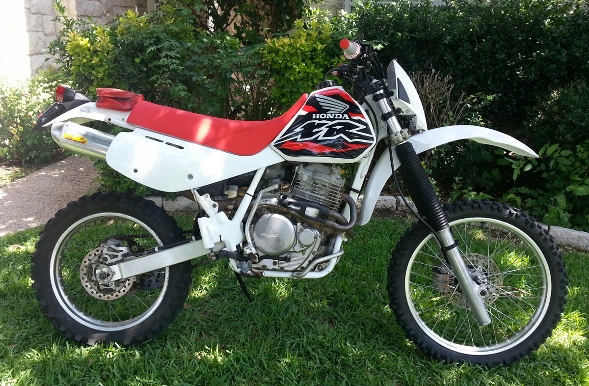 Honda xr600r tail light #6
