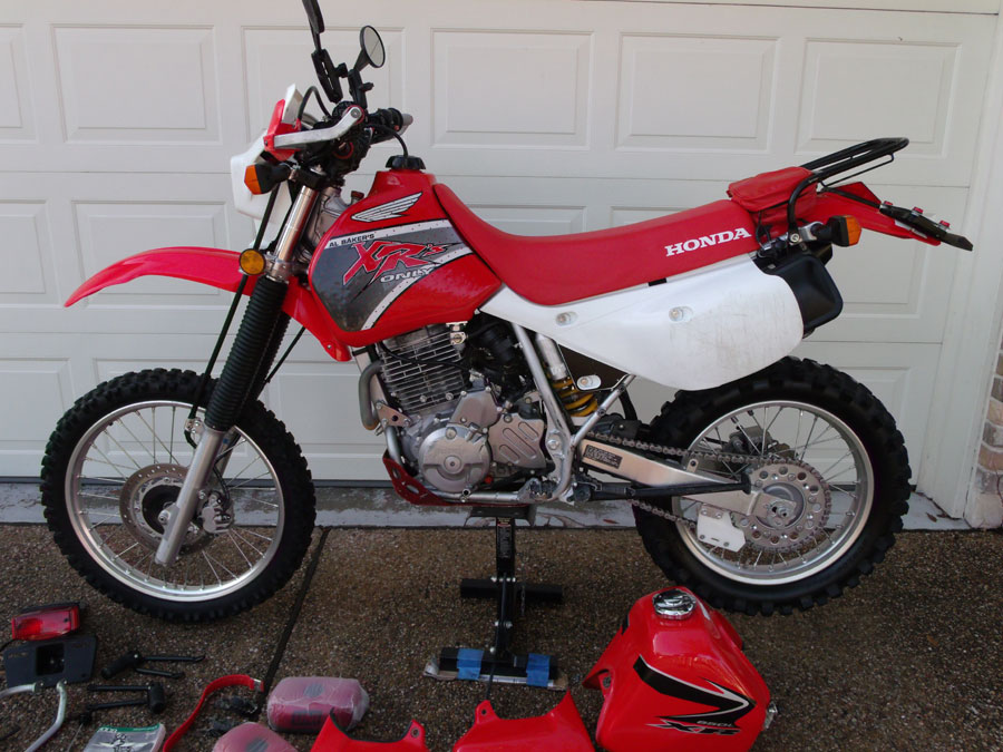 2008 Honda xr650l oil change #3